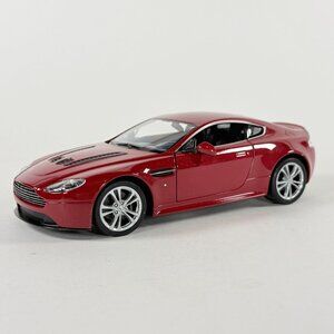 Welly Aston Martin V12 Vantage 1:38 Red Diecast Car Opening Doors